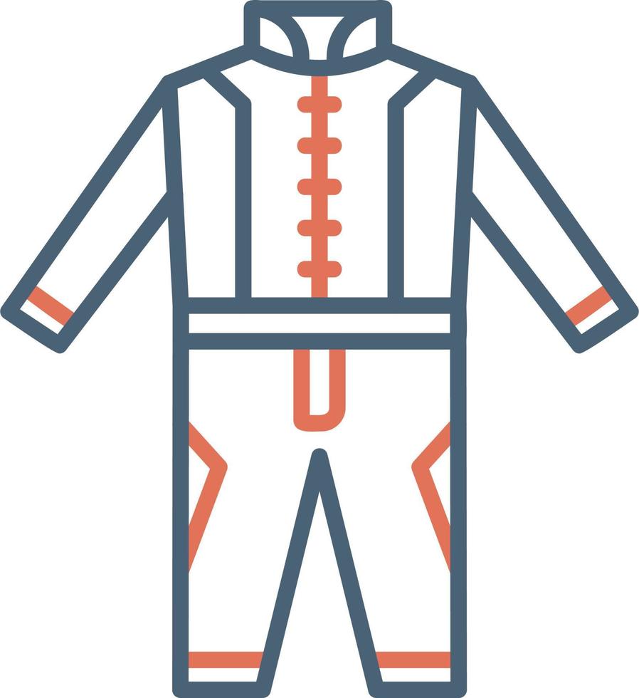 Race Suit Vector Icon