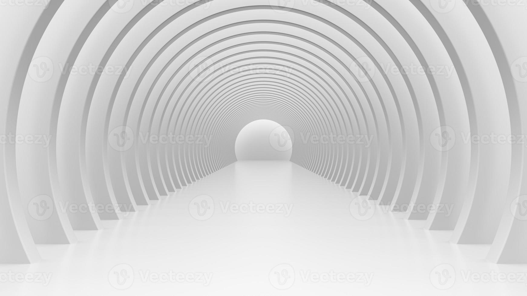 3D Circles background. 3d illustration white background photo