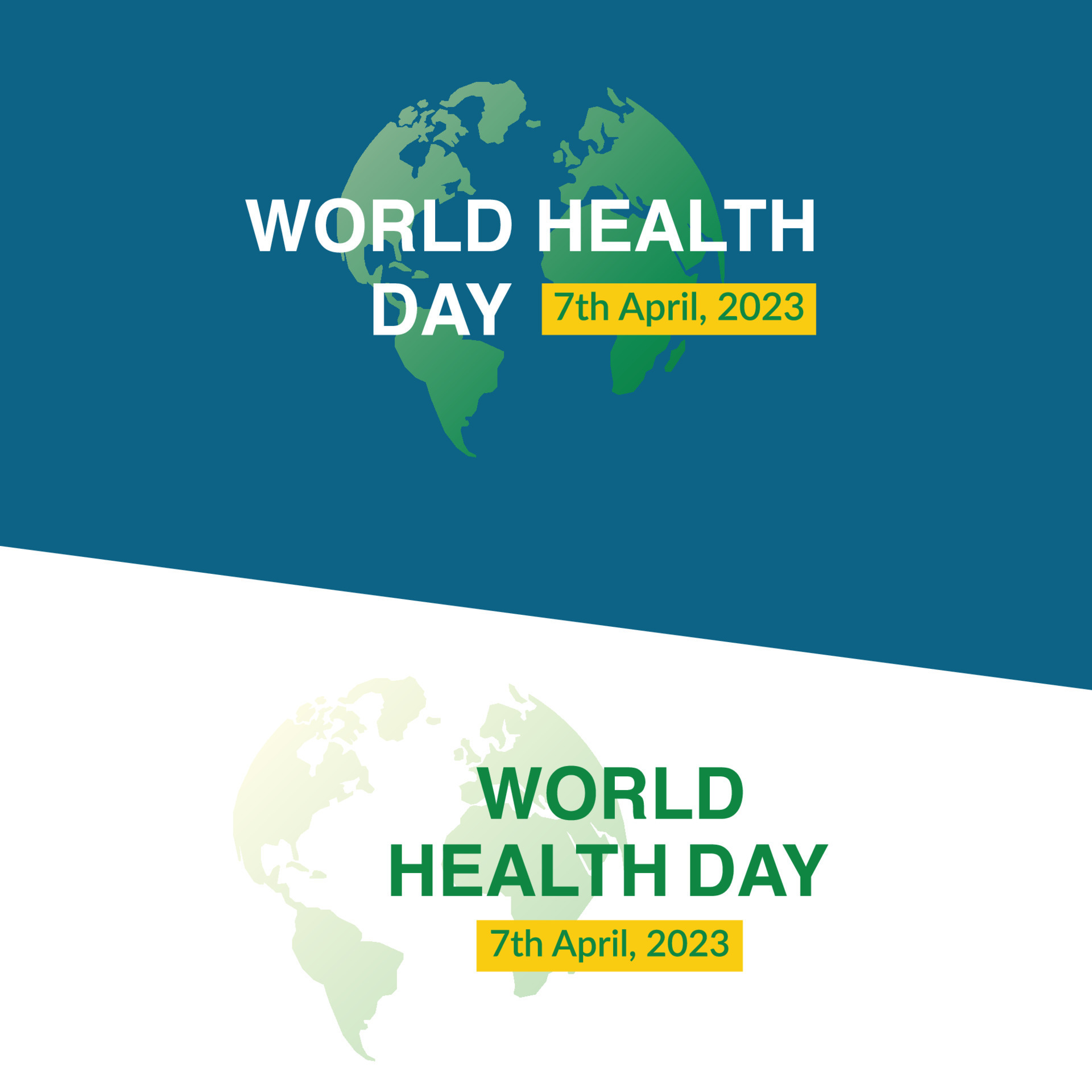 World Health Day Typography Logo Template 20511957 Vector Art at Vecteezy