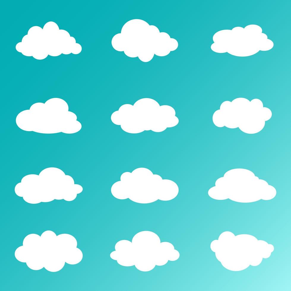 Collection Clouds Vector