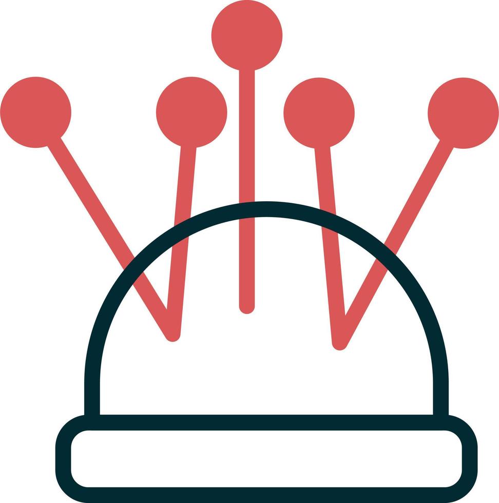 Pin Cushion Vector Icon