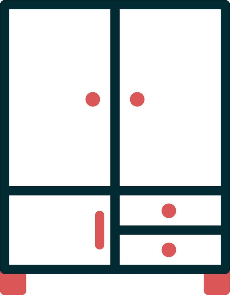 Cabinet Drawer Vector Icon