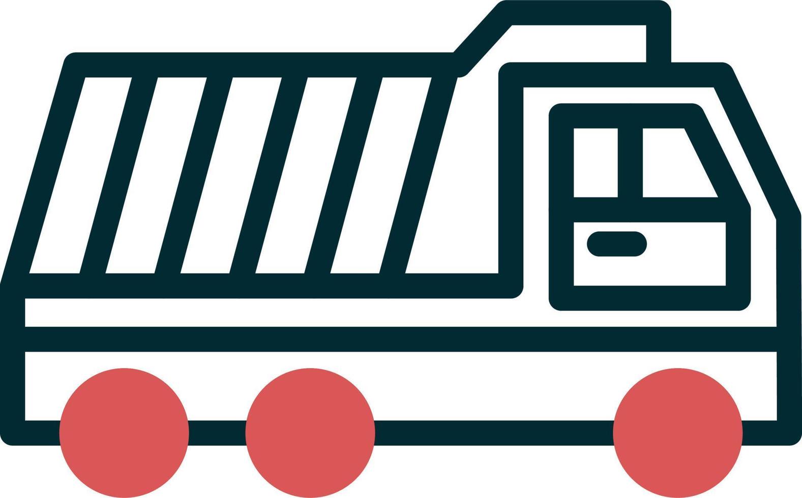 Dump Truck Vector Icon