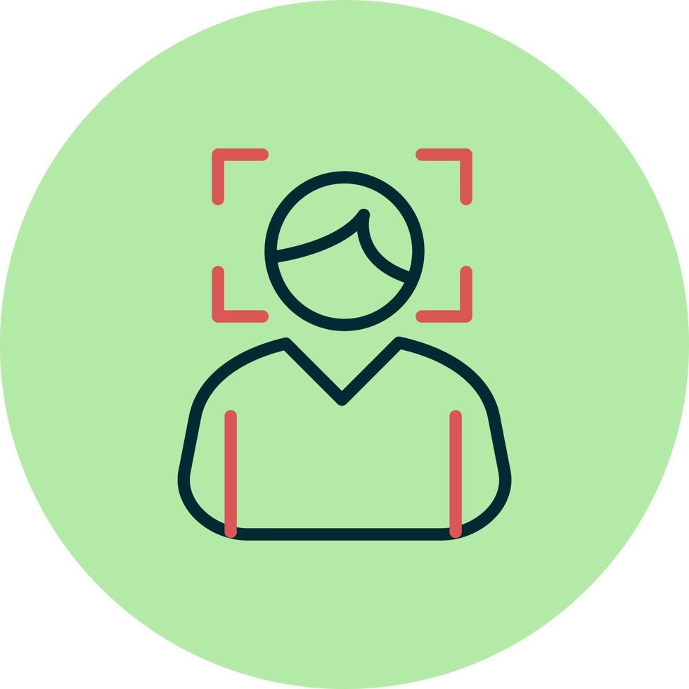Face Scan Vector Icon