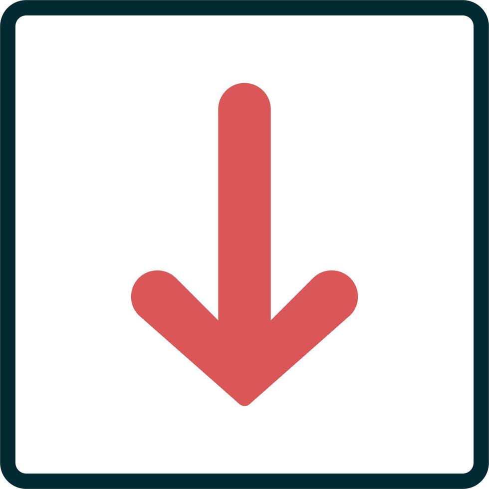 Arrow Down Vector Icon