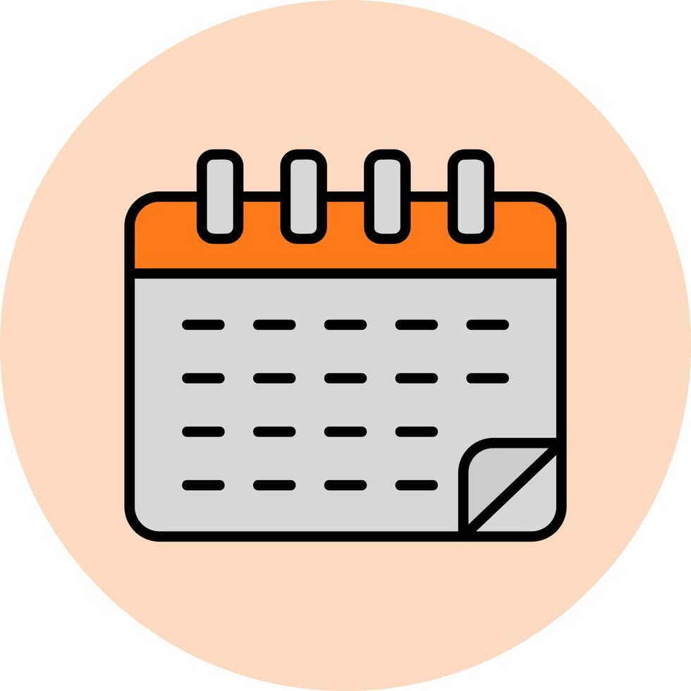 icono de vector de calendario