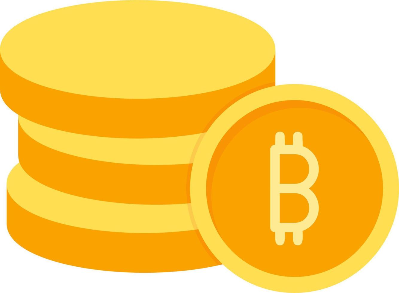 Bitcoins Vector Icon