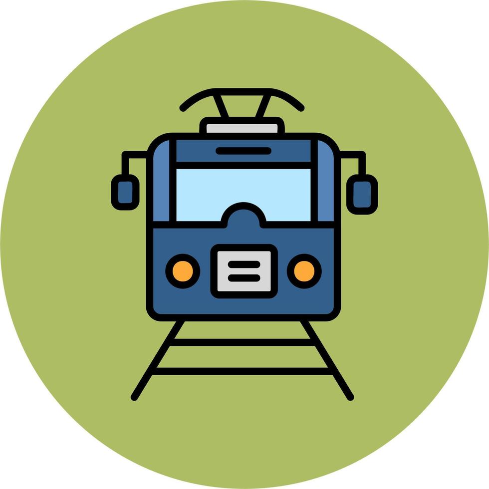 Tram Vector Icon