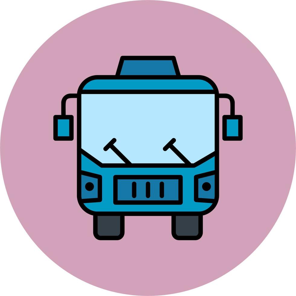 icono de vector de bus