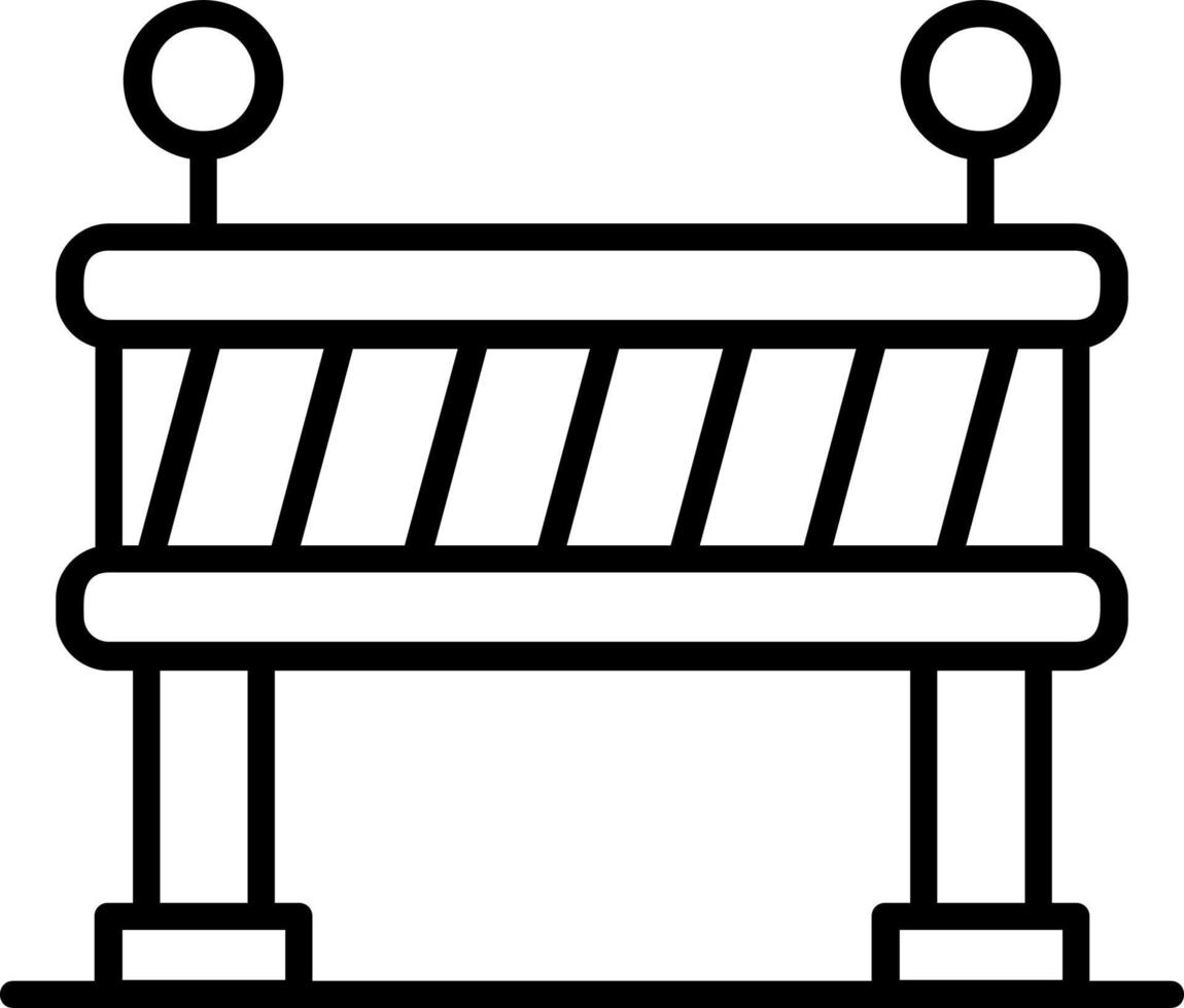 Road Block Vector Icon