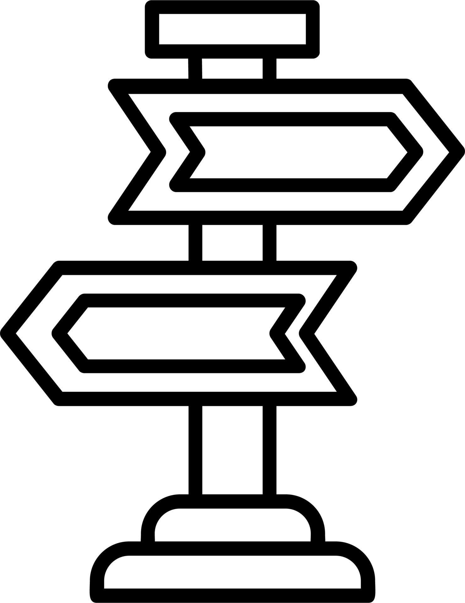 Signpost Vector Icon 20513634 Vector Art at Vecteezy