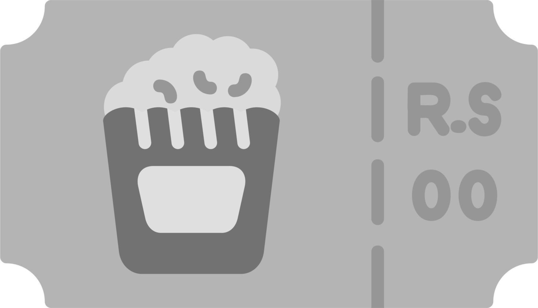 Popcorn Ticket Vector Icon