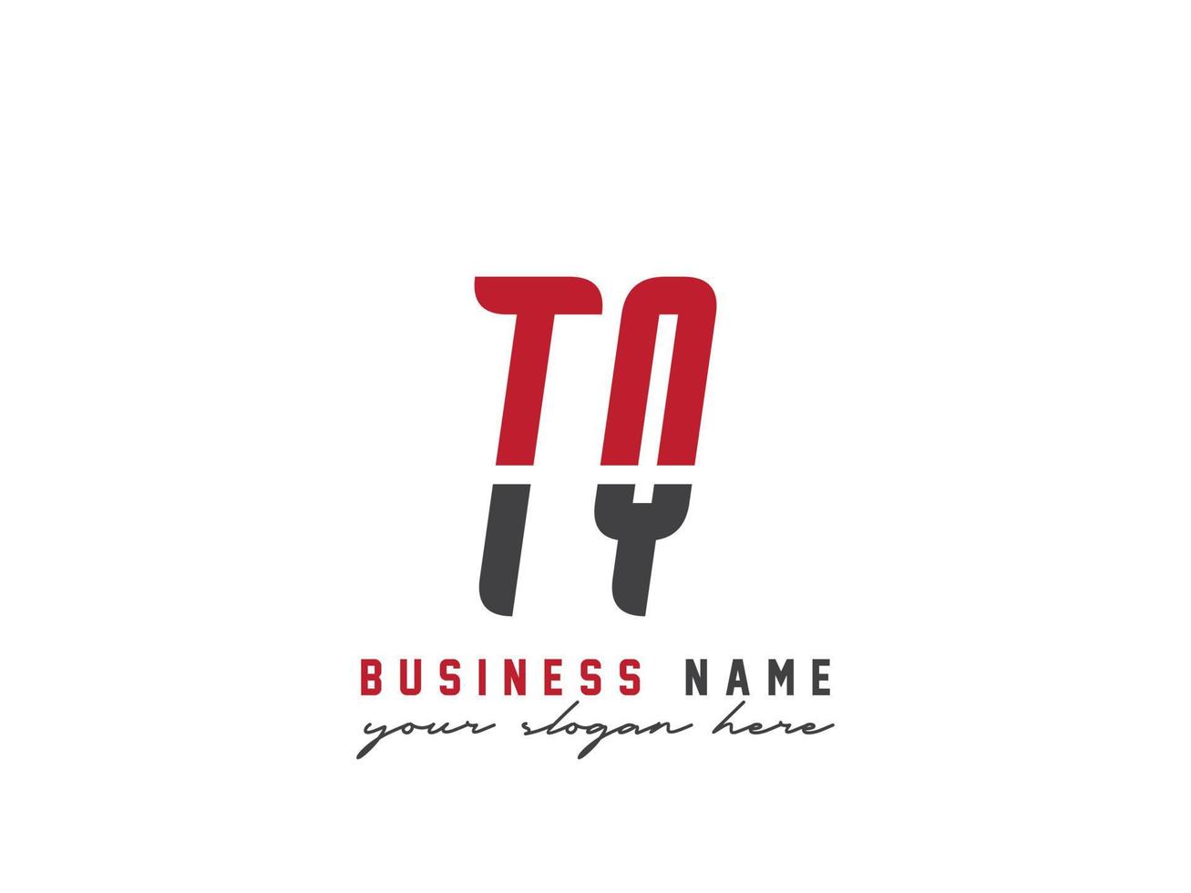 vistoso tq logo icono, minimalista tq logo letra diseño vector