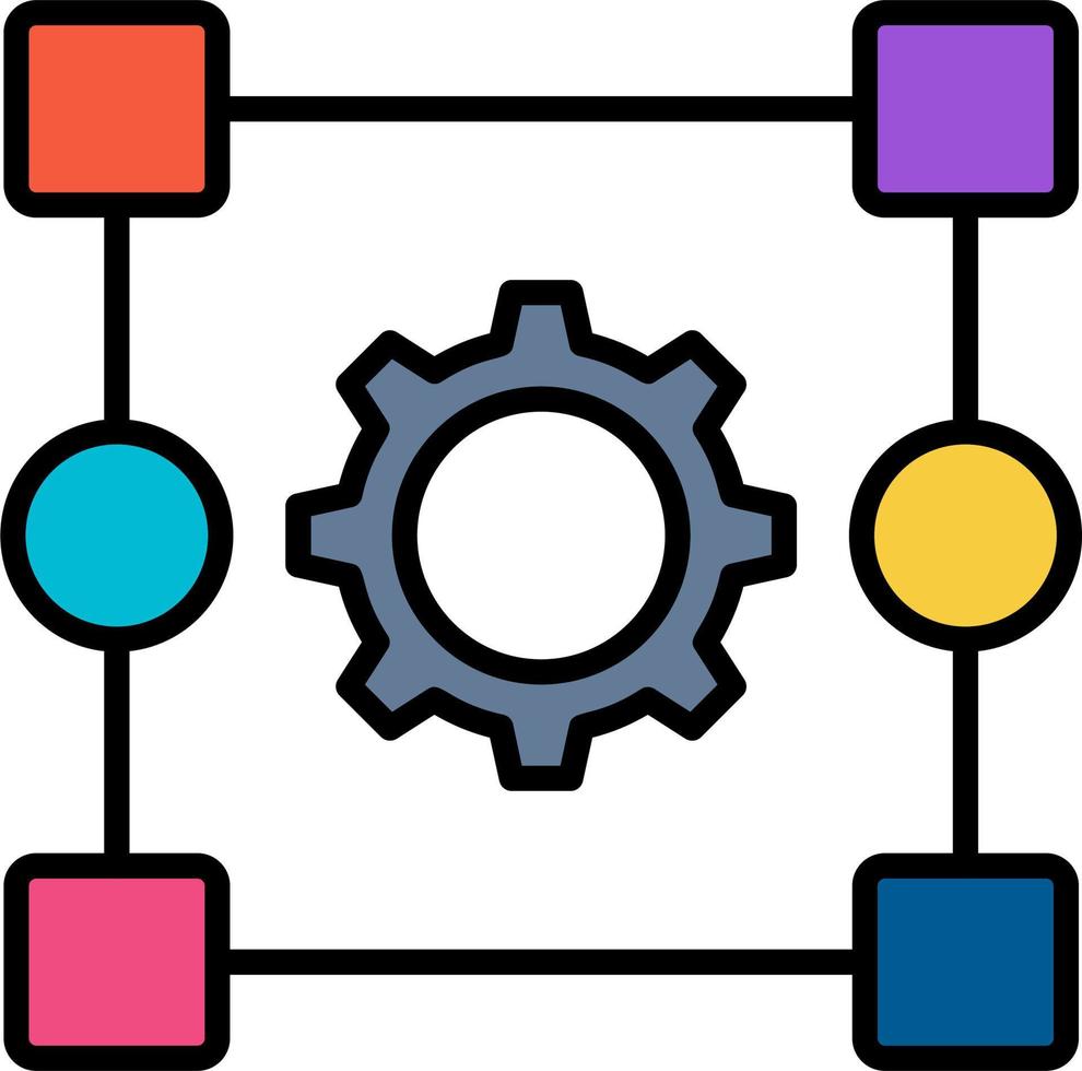 Workflow Vector Icon