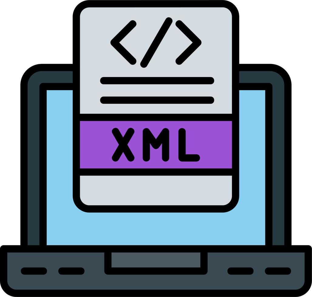 Xml Vector Icon