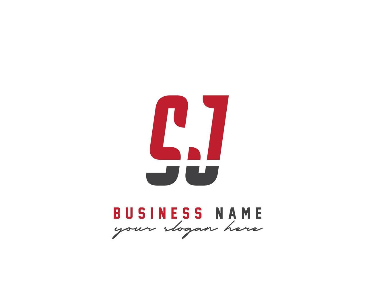 Alphabet Sj Logo Image, Creative SJ Letter Logo Icon Vector