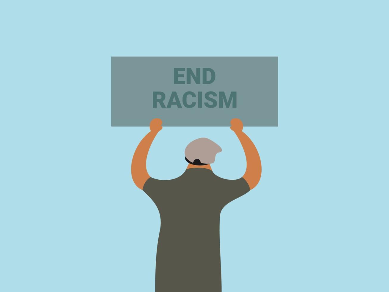 International Day for the Elimination of Racial Discrimination flat design vector