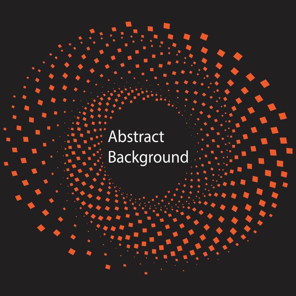 naranja cuadrícula forma, rectángulos trama de semitonos desvanecerse antecedentes. vector