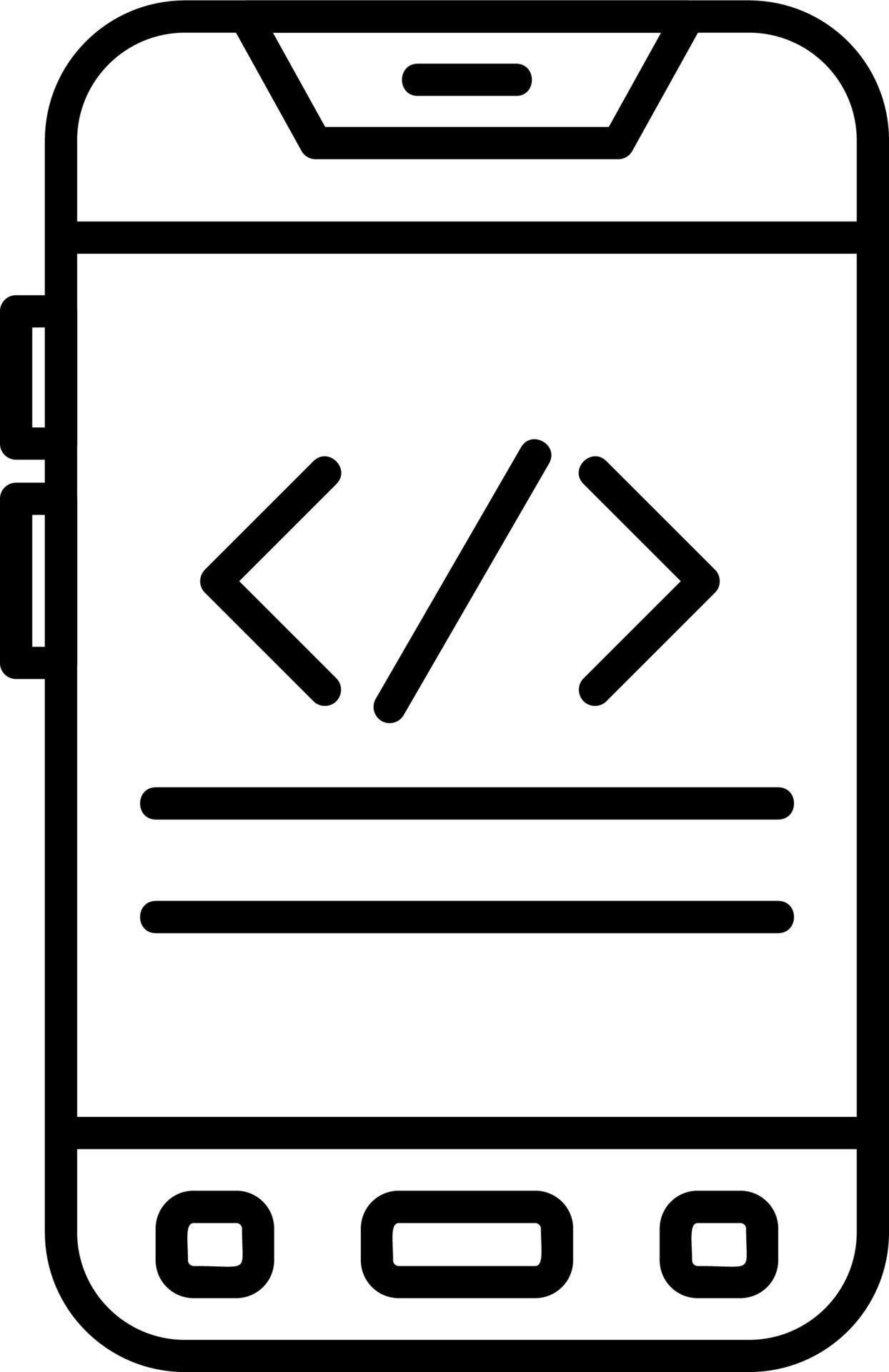 App Development Vector Icon 20514449 Vector Art at Vecteezy