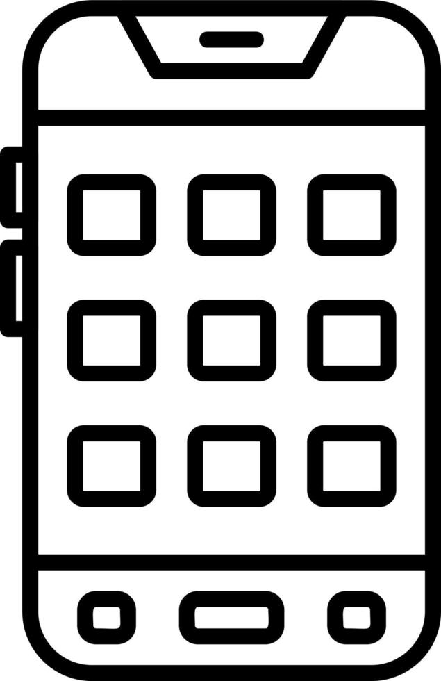 Mobile App Vector Icon