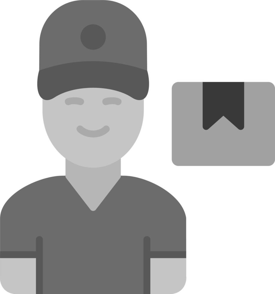 Delivery Man Vector Icon