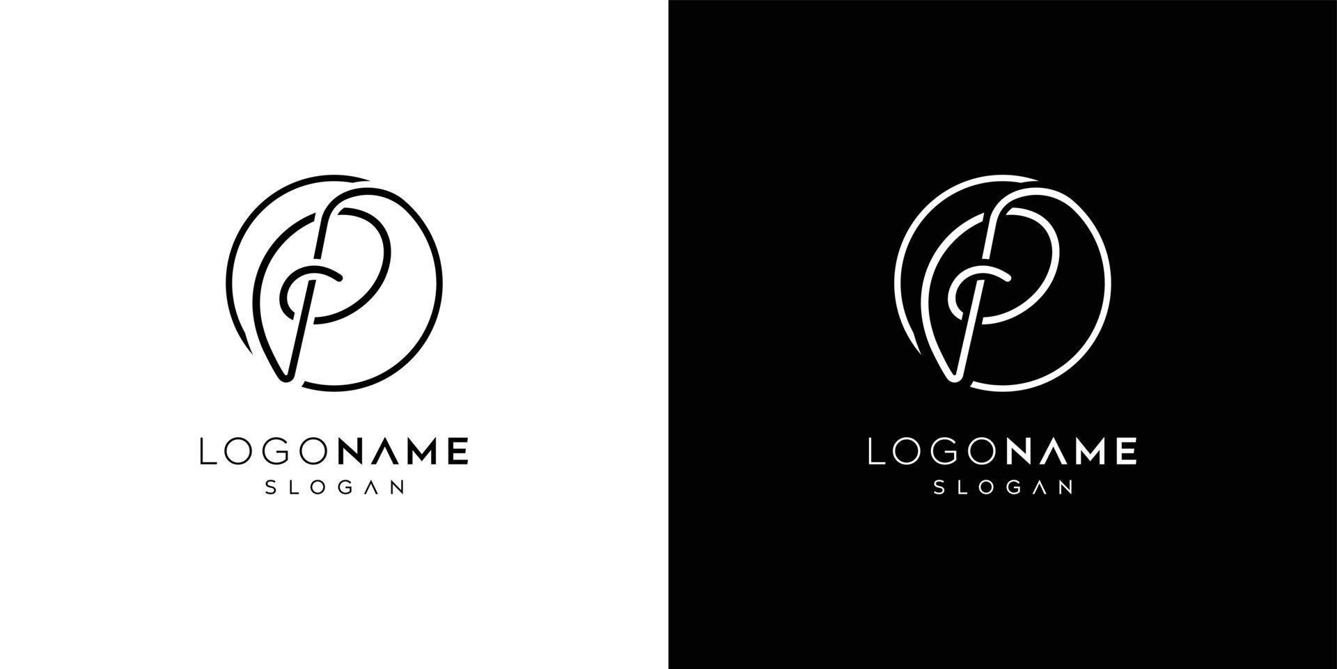 Initial Letter Monogram Signature Logo Design Template Minimalis Logo  Concept Stock Vector by ©ArtaDigital 447163372
