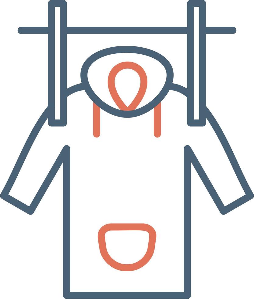 Wet Coat Vector Icon