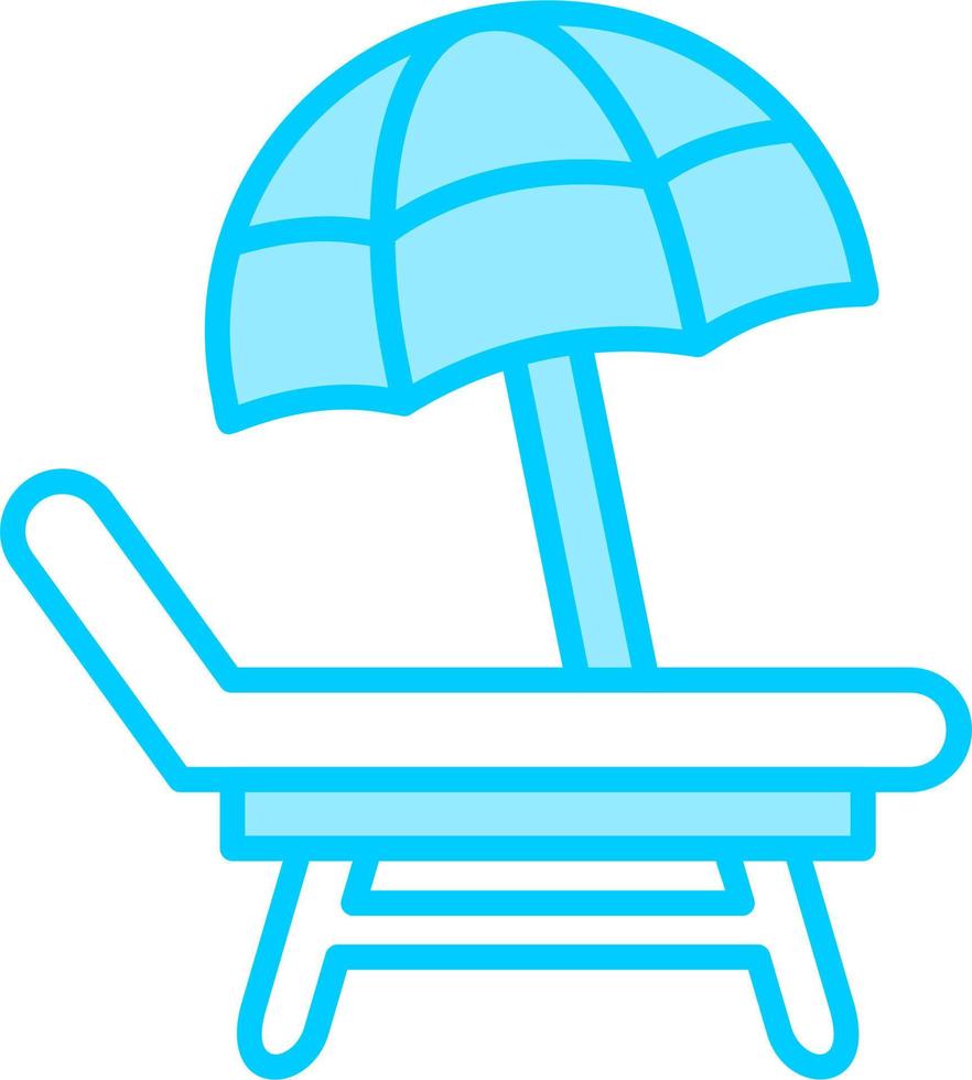 Beach Chair Vector Icon
