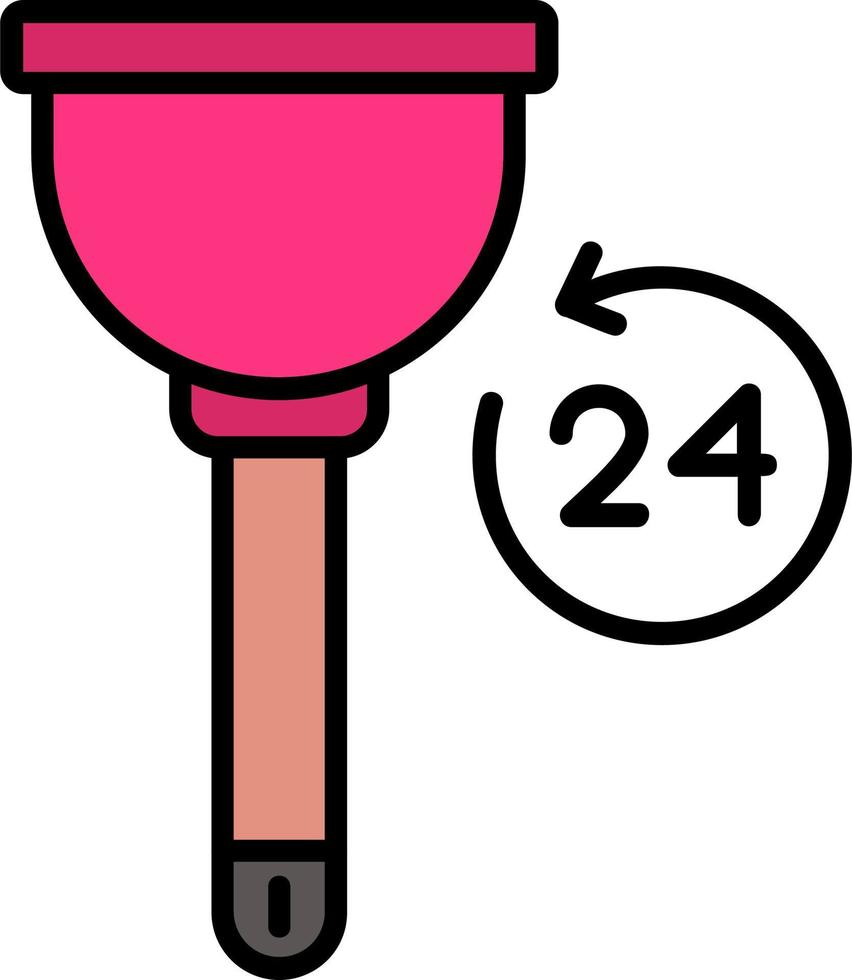 Plunger Vector Icon