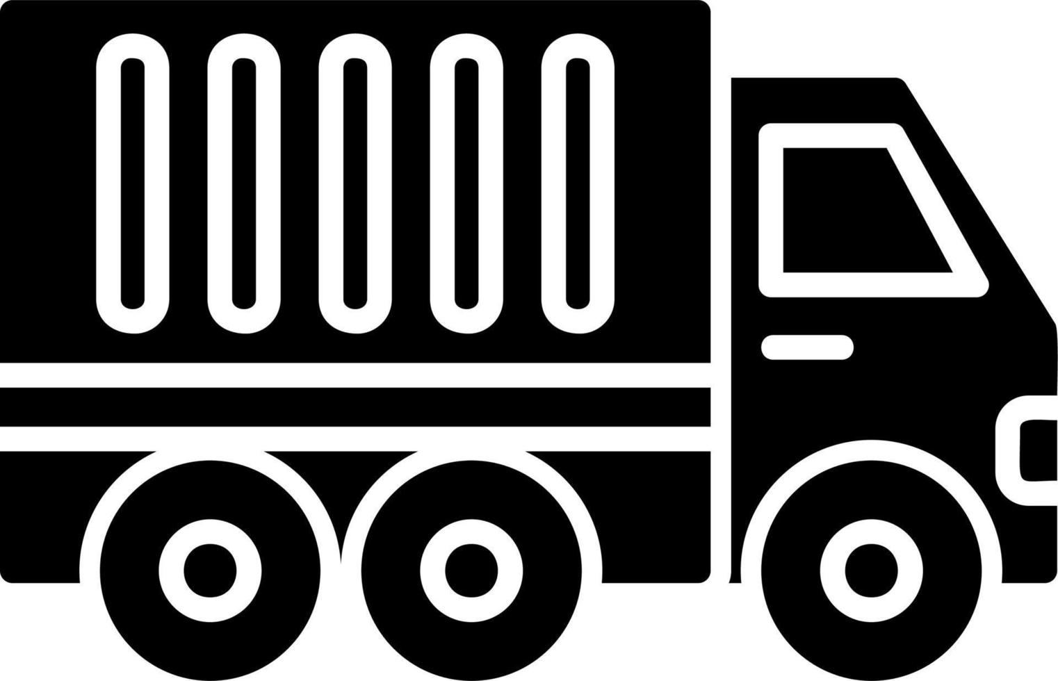 Container Truck Vector Icon