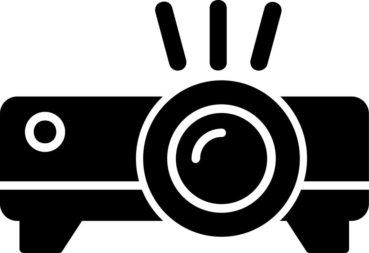 icono de vector de proyector