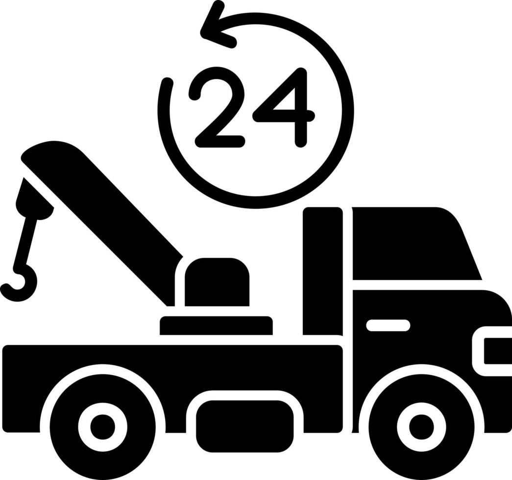 Tow Truck Vector Icon