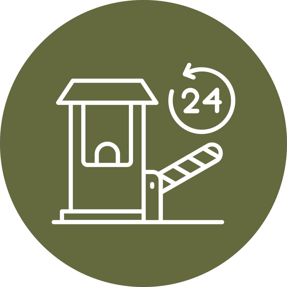 Toll Road Vector Icon
