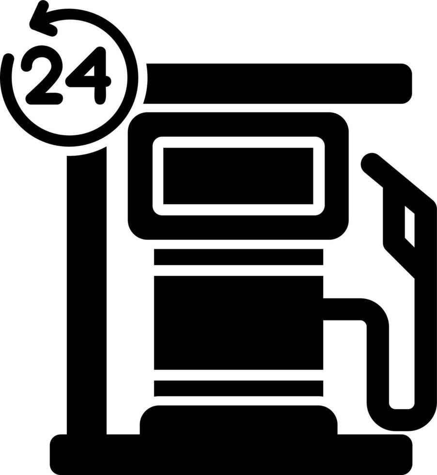 Petrol Station Vector Icon