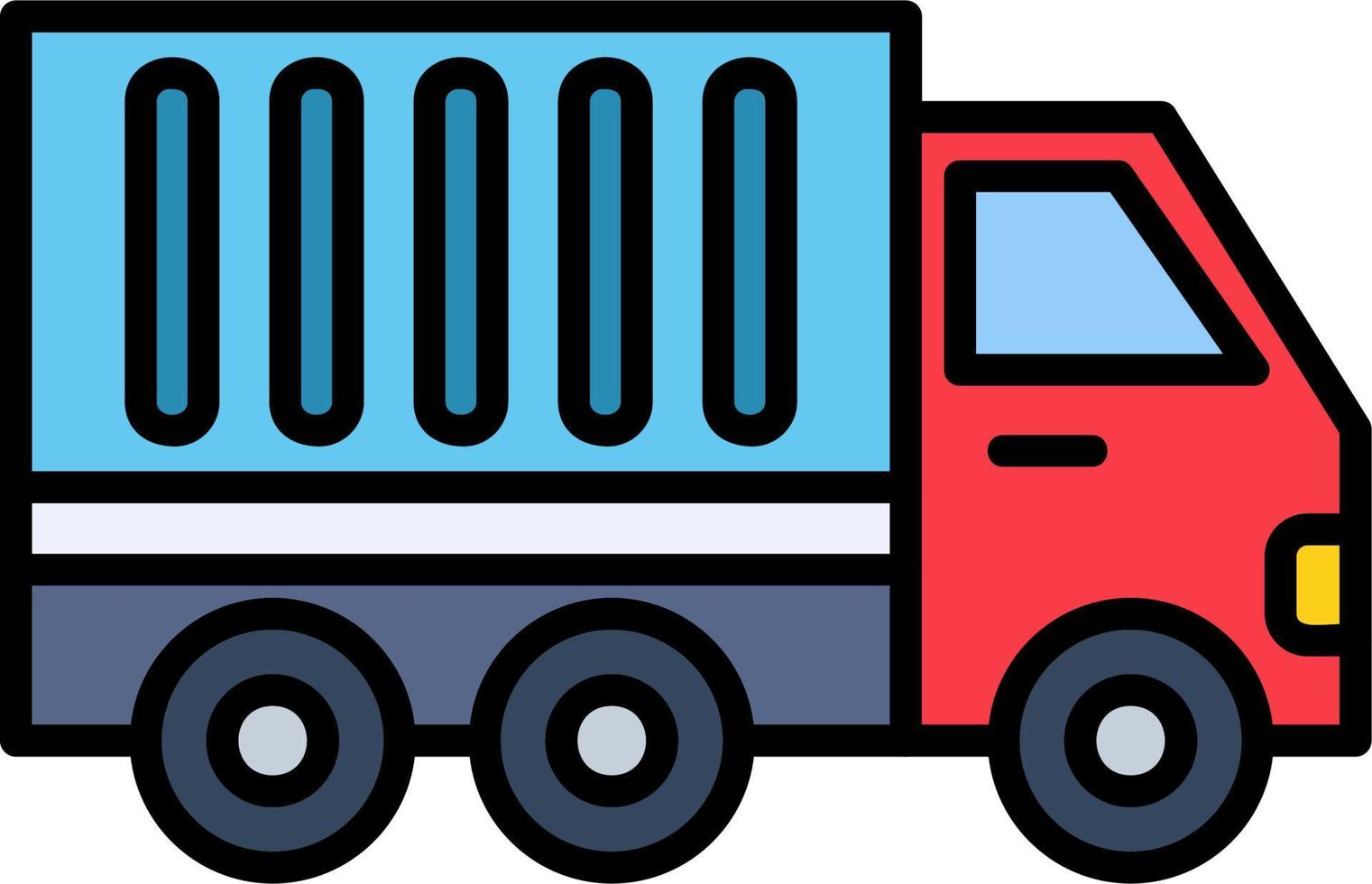 Container Truck Vector Icon