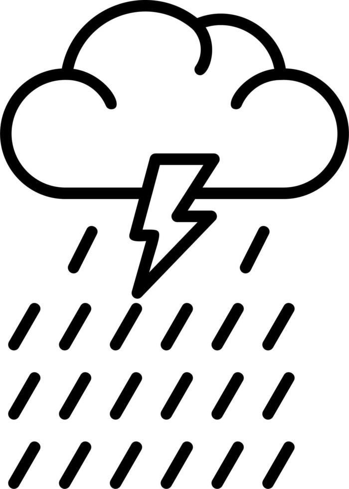 Rain Vector Icon