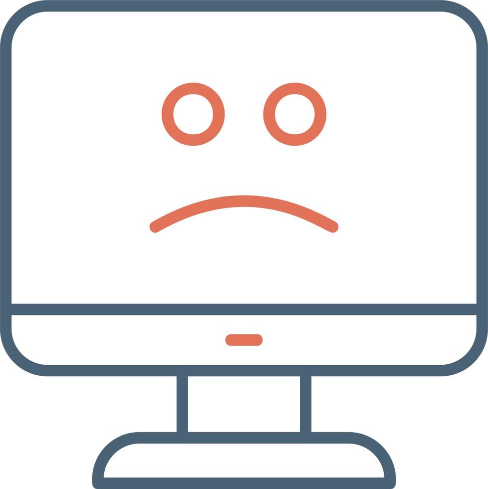 Blue Screen Vector Icon
