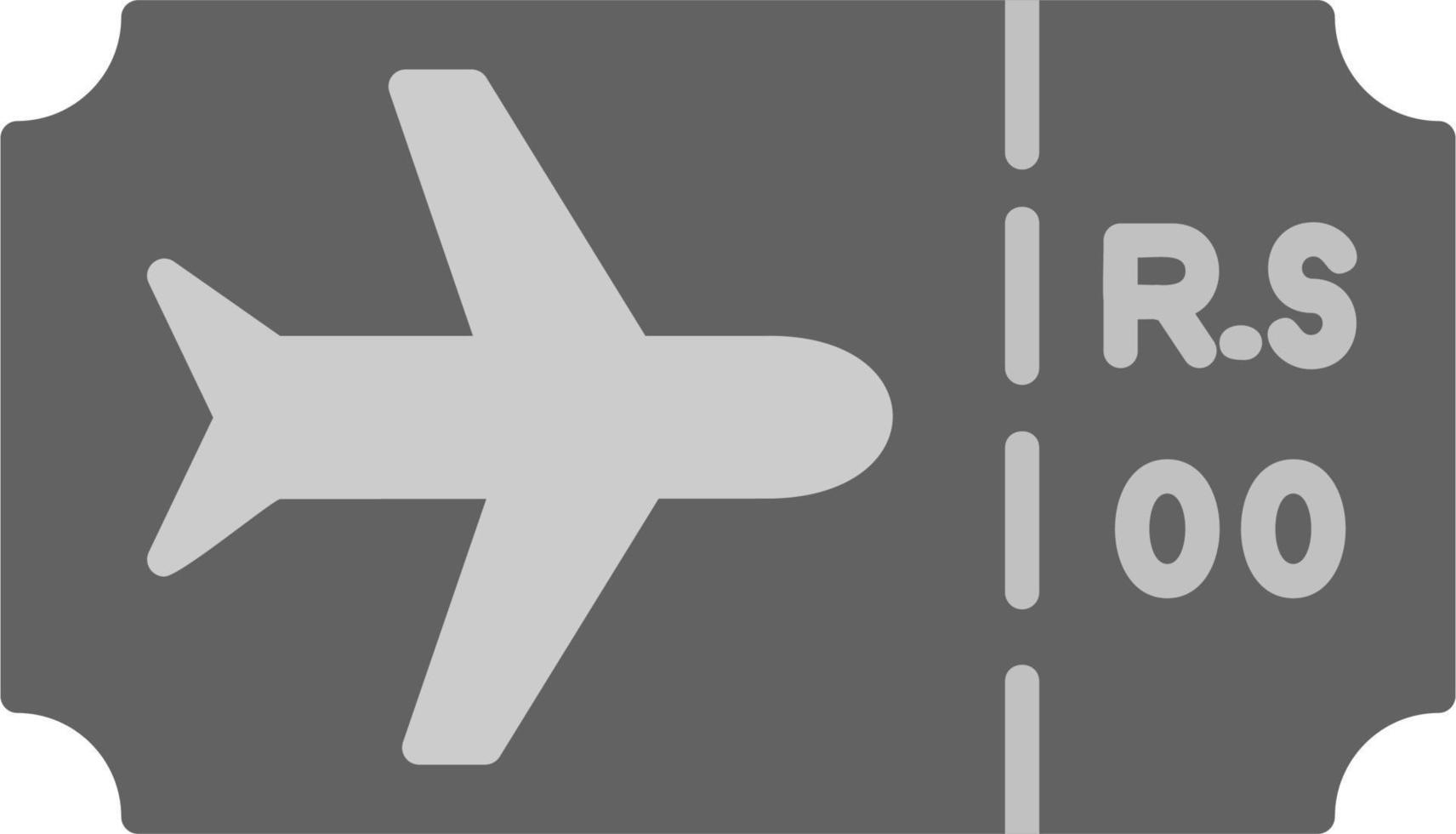 Plane Ticket Vector Icon