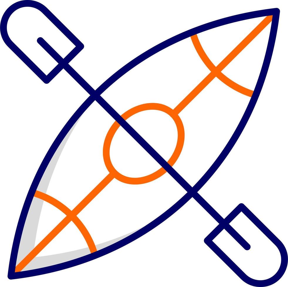 Kayak Boat Vector Icon