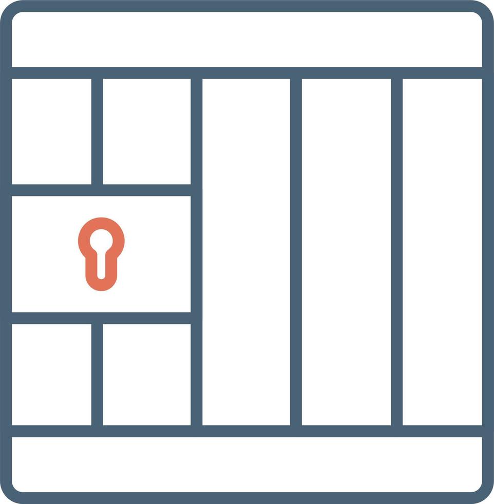 Military Jail Vector Icon