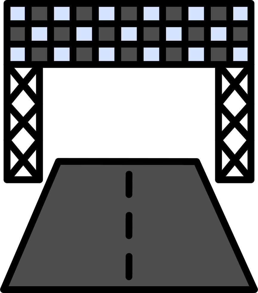 Racetrack Vector Icon