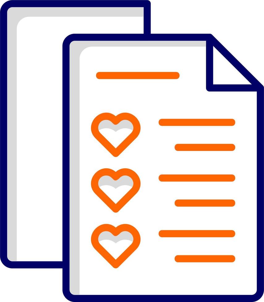 Wishlist Vector Icon