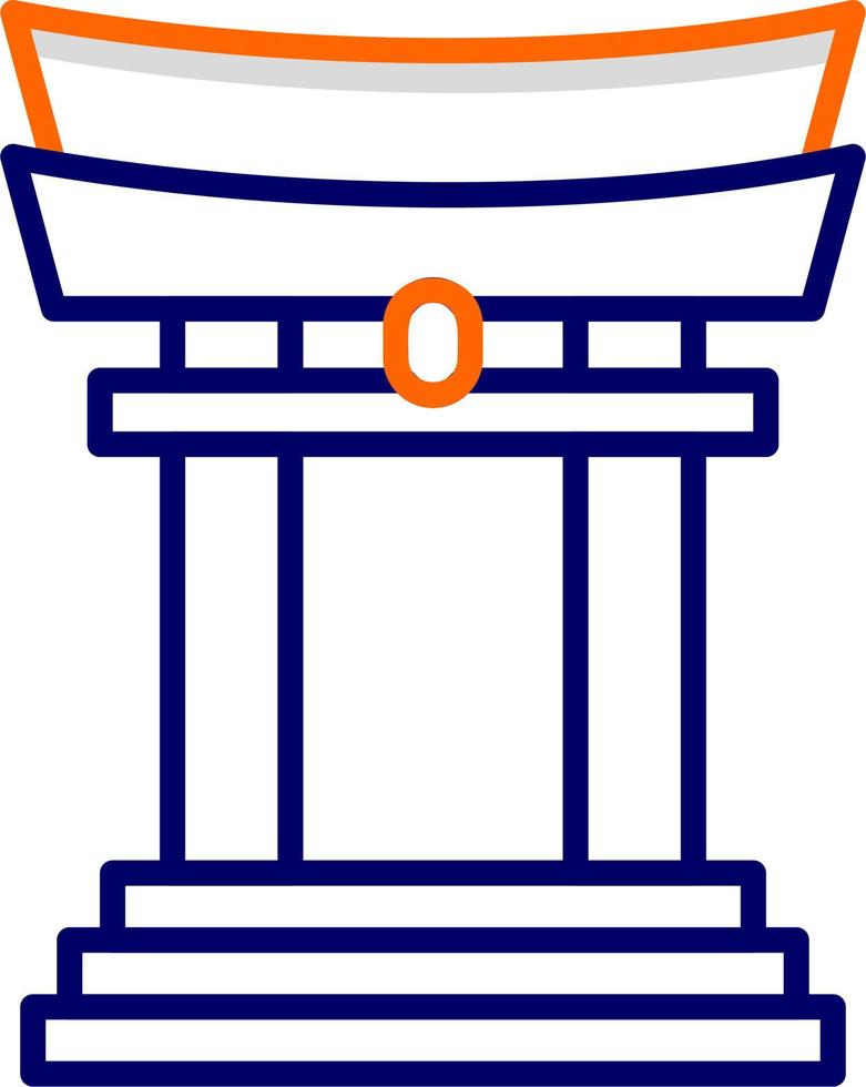 Torii Gate Vector Icon