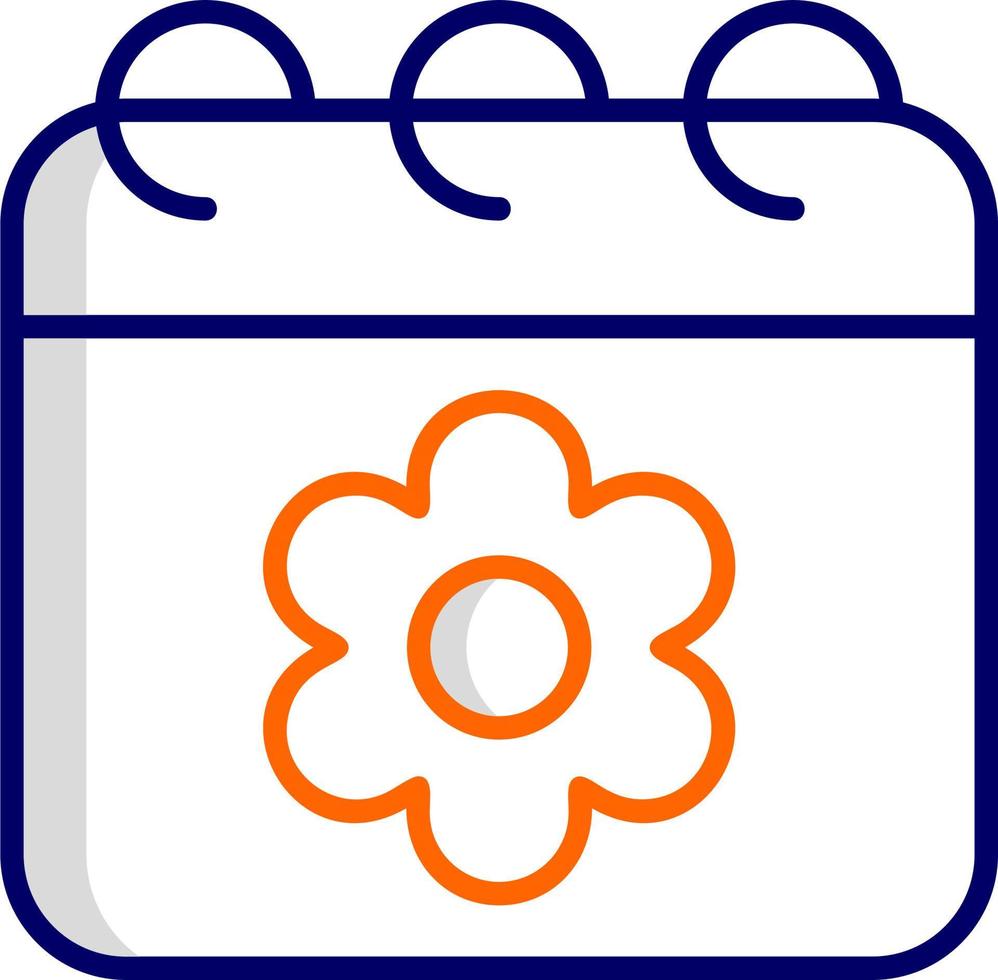 Sakura Date Vector Icon