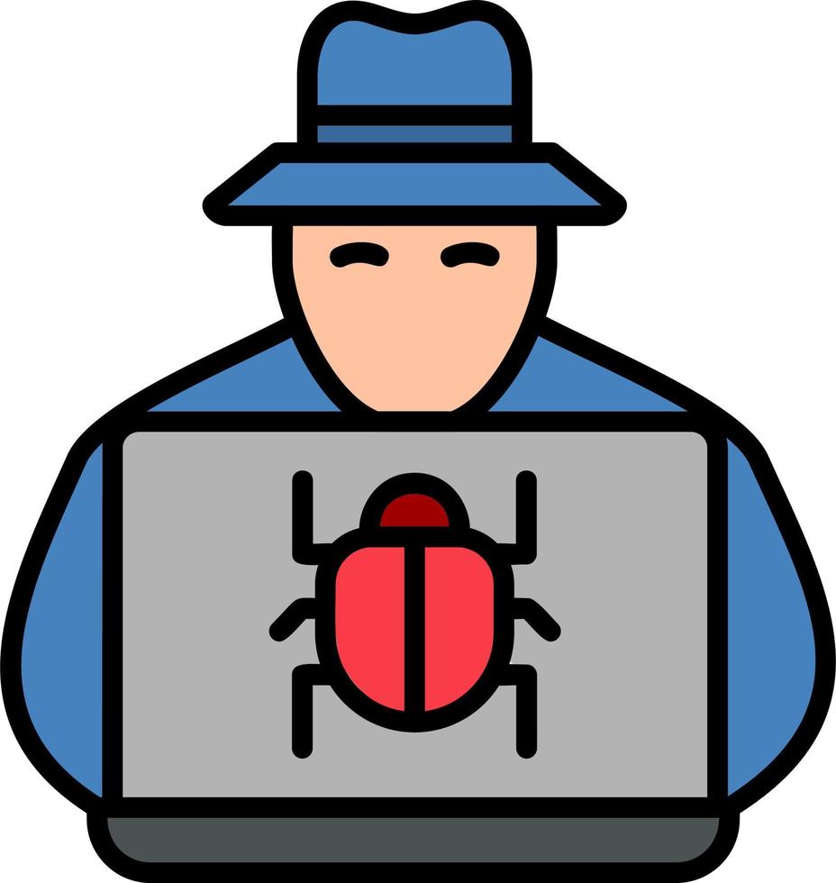 Hacker Vector Icon
