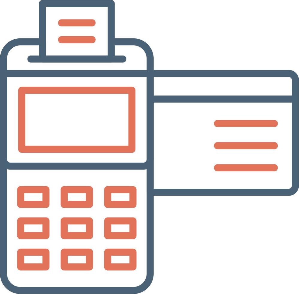 Credit Card Machine Vector Icon