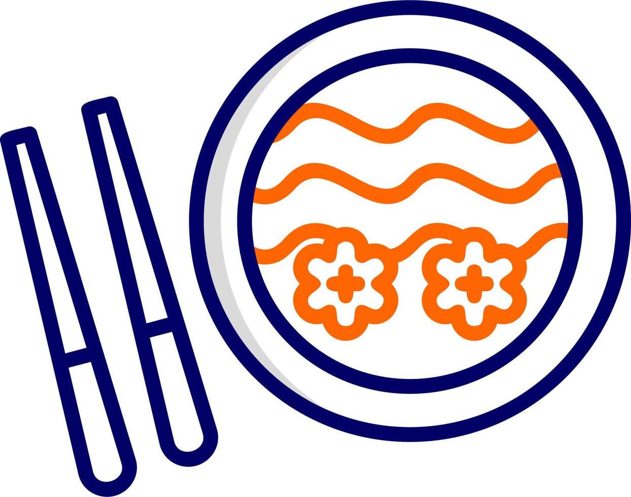 ramen vector icono