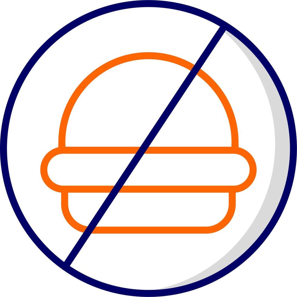 No Food Vector Icon