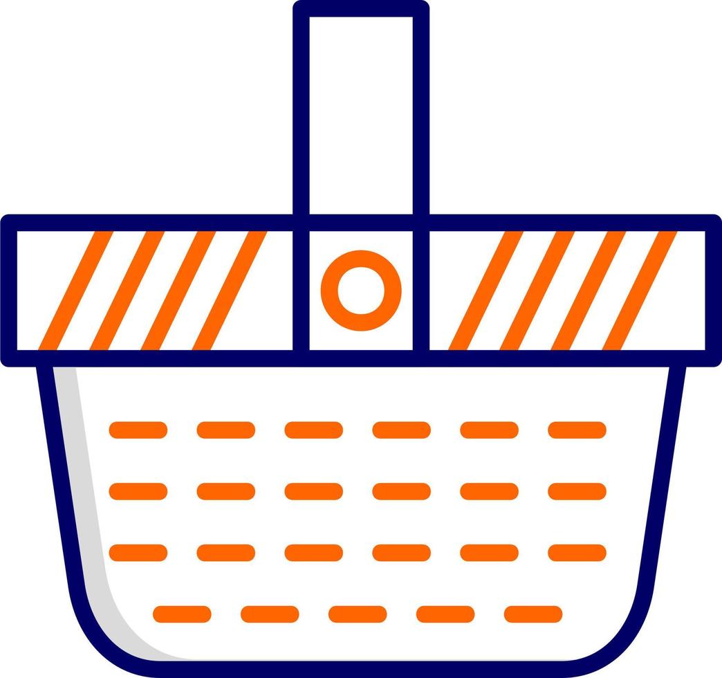 Picnic Basket Vector Icon