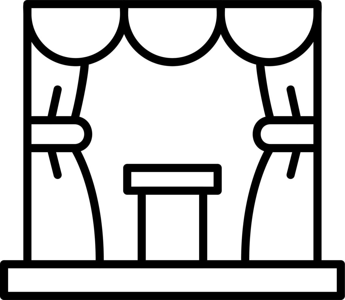 Stage Vector Icon